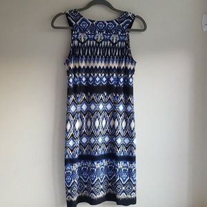 Sandra Darren Dresses - Multi-pattern Geometric Dress| Sandra Darren Sandra Darren Dresses - Multi-pattern Geometric Dress| Sandra Darren